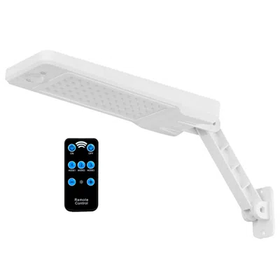 FRESH FAB FINDS SOLAR WALL LIGHT 60LEDS PIR MOTION SENSOR REMOTE CONTROL WATERPROOF