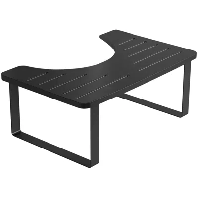 FRESH FAB FINDS WOODEN METAL POTTY STOOL 6.69IN HEIGHT BATHROOM TOILET