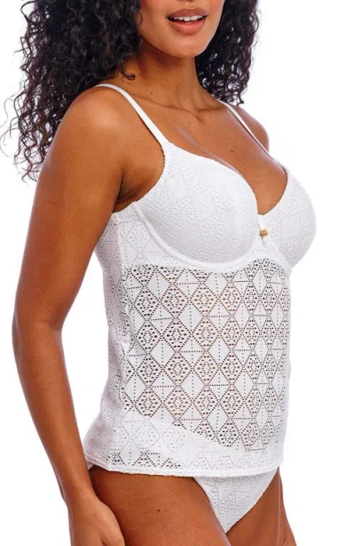 FREYA FREYA NOMAD NIGHTS UNDERWIRE PLUNGE TANKINI TOP