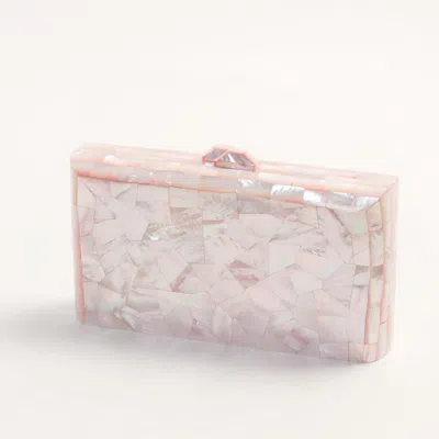 FREYA ROSE FREYA ROSE APHRODITE PINK MOTHER OF PEARL BAG