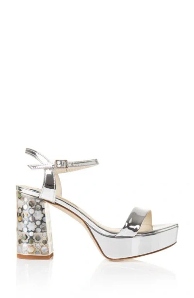 FREYA ROSE FREYA ROSE GLORY SILVER PLATFORM SANDAL