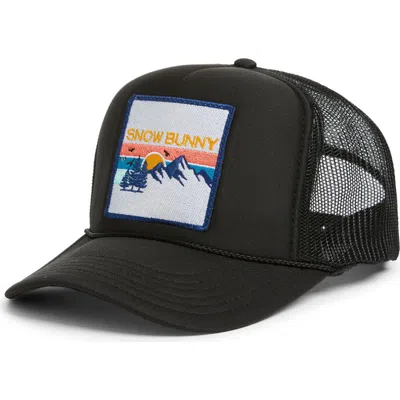 FRIDAY FEELIN FRIDAY FEELIN’ SNOW BUNNY PATCH TRUCKER HAT