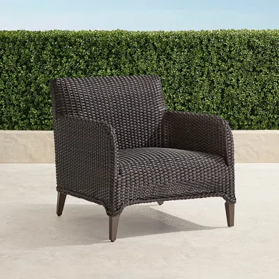 FRONTGATE BECKHAM LOUNGE CHAIR IN DARK SIENNA WICKER