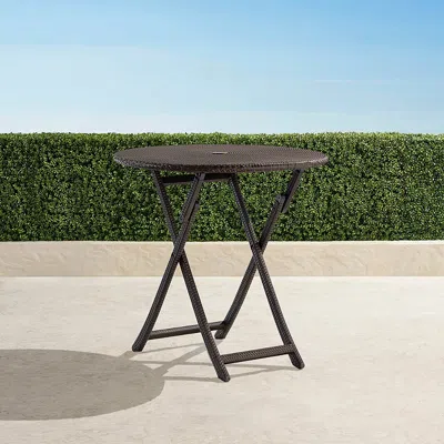 FRONTGATE CAFE BAR TABLE IN WICKER