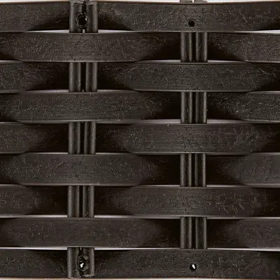 FRONTGATE FLAT WICKER MAHOGANY