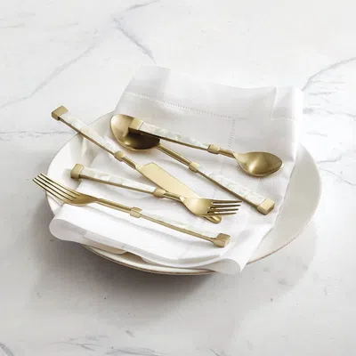 FRONTGATE PERLA FLATWARE, SET OF FIVE