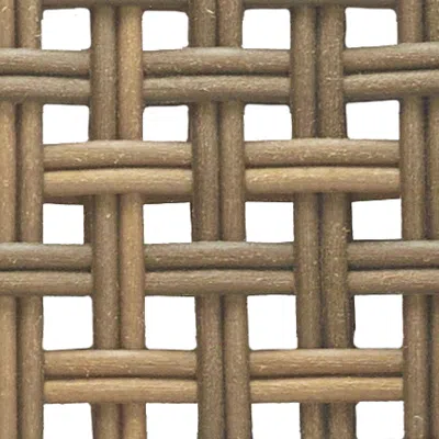 FRONTGATE ROUND WICKER DESERT
