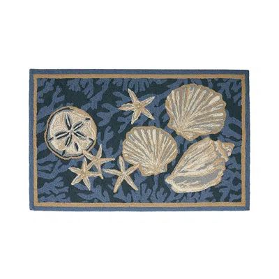 FRONTGATE SHELL SHORE DOOR MAT