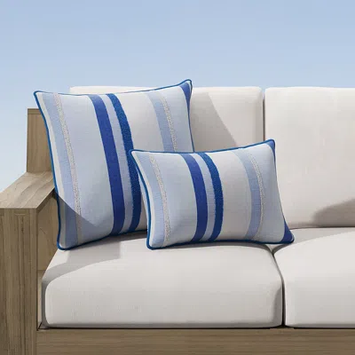 FRONTGATE SOLITA STRIPE INDOOR/OUTDOOR PILLOW
