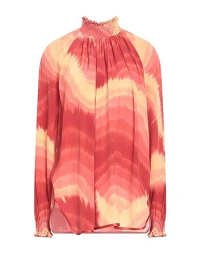 F.R.S FOR RESTLESS SLEEPERS F. R.S. FOR RESTLESS SLEEPERS WOMAN TOP BRICK SIZE M SILK