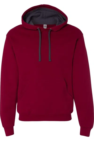 FRUIT OF THE LOOM SOFSPUN HOODED SWEATSHIRT