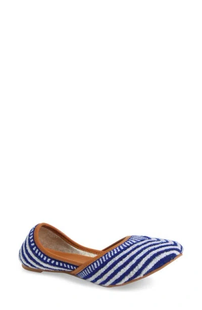 FUCHSIA FUCHSIA WOVEN BALLET FLAT