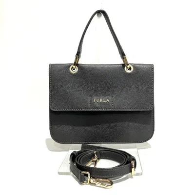 FURLA LEATHER HANDBAG SHOULDER BAG (PRE-OWNED)