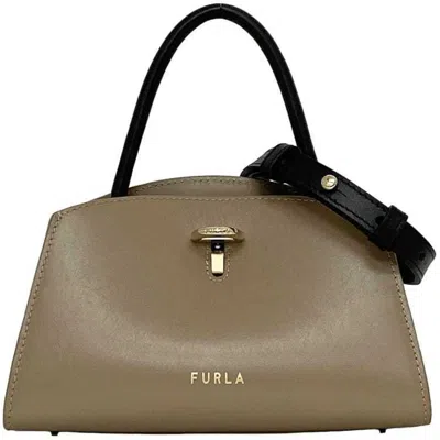 FURLA LEATHER HANDBAG SHOULDER BAG (PRE-OWNED)
