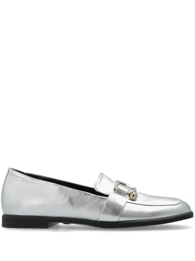 FURLA LOGO PLAQUE LOAFERS