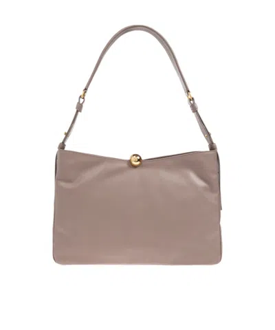 FURLA FURLA SFERA LOGO DEBOSSED MEDIUM SHOULDER BAG