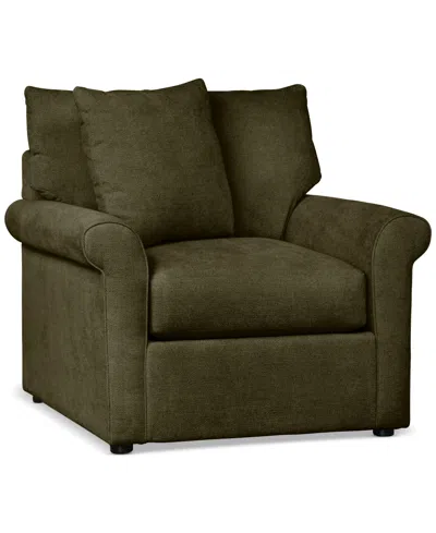 FURNITURE WRENLEY 38" FABRIC ARM CHAIR, CREATED BY MACY'S