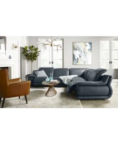 FURNITURE DAISLEY LEATHER SECTIONAL SOFA COLLECTION