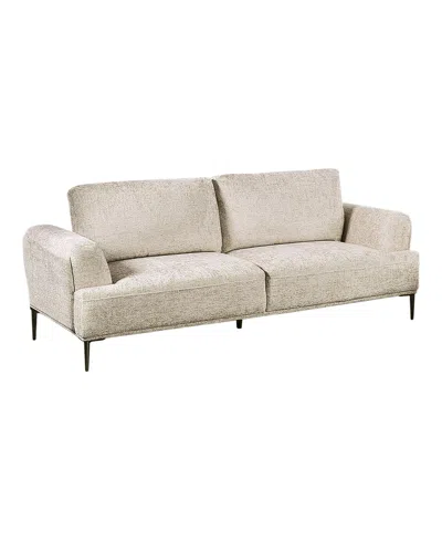 FURNITURE OF AMERICA 81" ORLANDI CHENILLE FLARED ARM SOFA