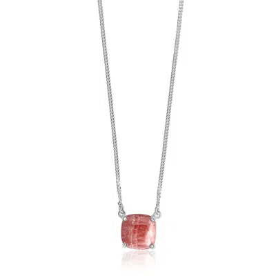 FV JEWELLERY WOMEN'S LA STELE RHODOCHROSITE DOME NECKLACE