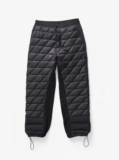 FW23 M HYBRID DOWN SWEATPANT - BLACK