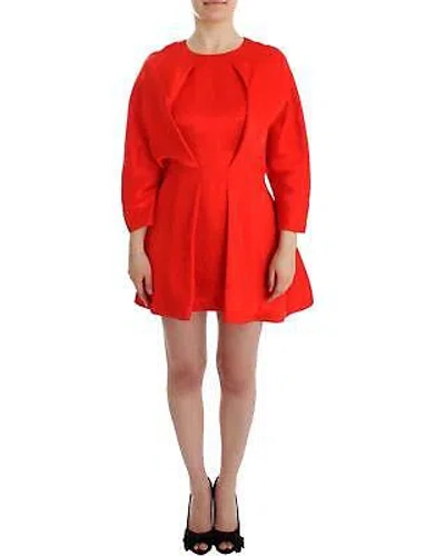 FYODOR GOLAN FYODOR GOLAN WUNDERSCHONES LEINEN-ETUIKLEID - DRESSES - RED -SIZE S