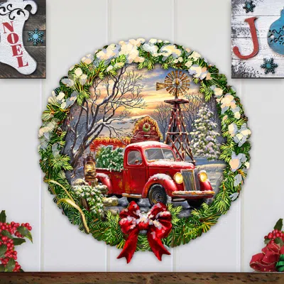 G. DEBREKHT CHRISTMAS WONDERLAND HOLIDAY DOOR DECOR BY D. GELSINGER