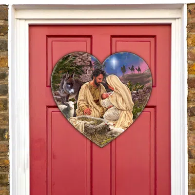 G. DEBREKHT JESUS IS LORD HOLIDAY DOOR DECOR BY D. GELSINGER