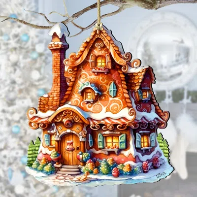 G. DEBREKHT MAGIC HOUSE HOUSE WOODEN ORNAMENTS BY G. DEBREKHT