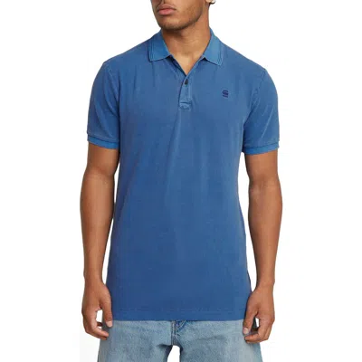 G-STAR G-STAR DUNDA SLIM FIT OVERDYE PIQUÉ POLO
