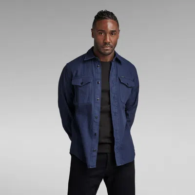 G-STAR SHIRTS MAN G-STAR D20165 7647 B597 BLUE