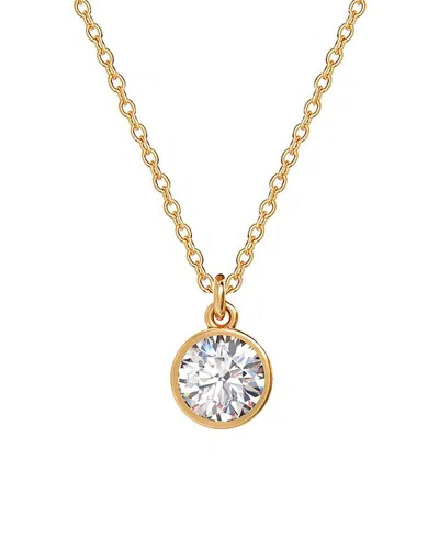 GABI RIELLE GABI RIELLE 14K OVER SILVER CZ SPARKLING NECKLACE