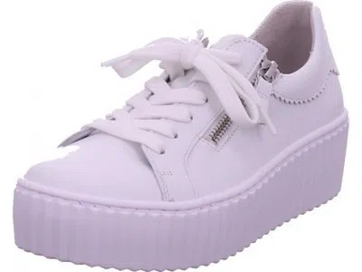 GABOR GABOR DAMEN HALBSCHUH SNEAKER SPORT SCHNÜRER ZUM SCHNÜREN WEISS 83.200.21