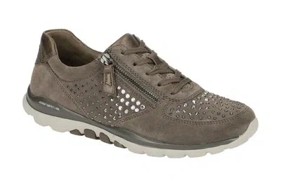 GABOR GABOR ROLLINGSOFT DAMENSCHUHE - SPORTLICHE SCHNÜR- HALBSCHUHE GRAU FREIZEIT