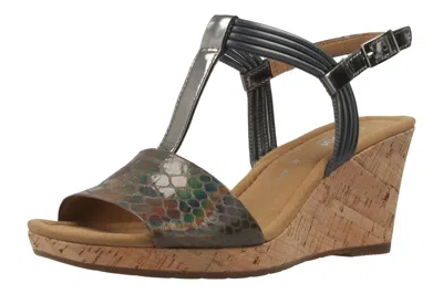 GABOR GABOR SANDALETTEN 62.828.85 DAMENSCHUHE ÜBERGRÖSSEN GRAU