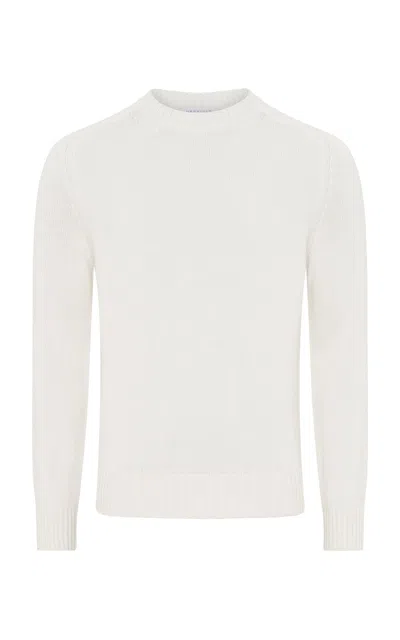 GABRIELA HEARST FRANCESCO KNIT SWEATER IN IVORY CASHMERE