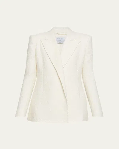 GABRIELA HEARST MAIRI SILK BOUCLE BLAZER