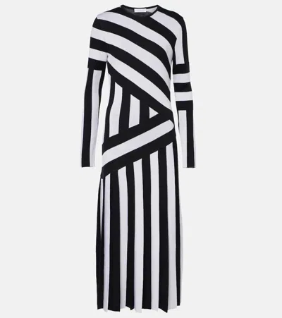 GABRIELA HEARST SEEMA STRIPED WOOL MAXI DRESS