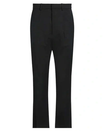 GAELLE PARIS GAËLLE PARIS MAN PANTS BLACK SIZE 30 POLYESTER, VIRGIN WOOL, ELASTANE