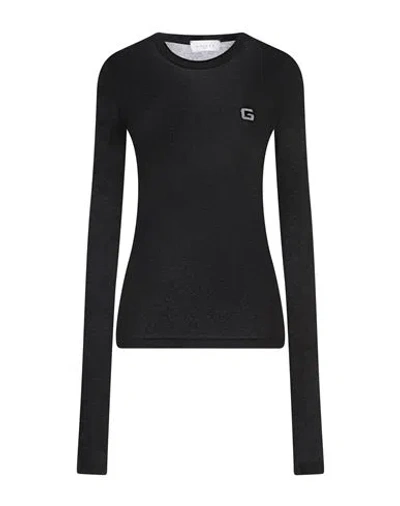 GAELLE PARIS GAËLLE PARIS WOMAN T-SHIRT BLACK SIZE 3 MODAL, RUBBER