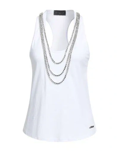 GAELLE PARIS GAËLLE PARIS WOMAN TOP WHITE SIZE 1 COTTON