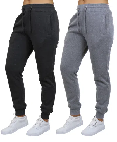 GALAXY BY HARVIC WOMEN'S LOOSE FIT FLEECE LINED JOGGER SWEATPANTS-2 PACK