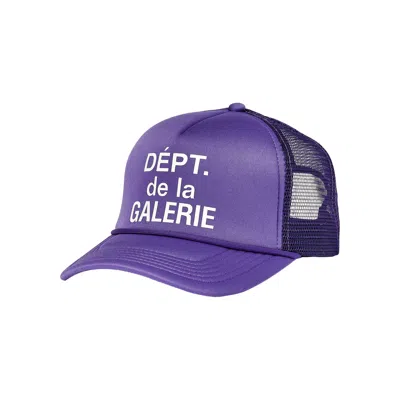 GALLERY DEPT. GALLERY DEPT. FRENCH LOGO TRUCKER HAT 'FLO PURPLE'