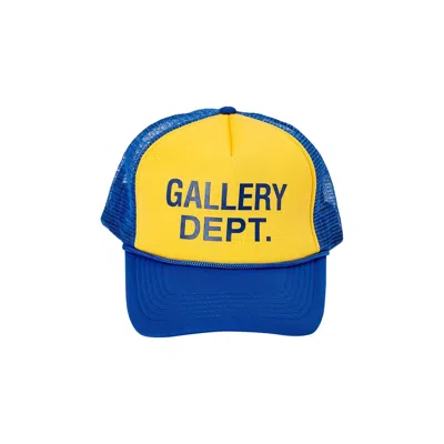 GALLERY DEPT. GALLERY DEPT. GD LOGO TRUCKER 'YELLOW/NAVY'