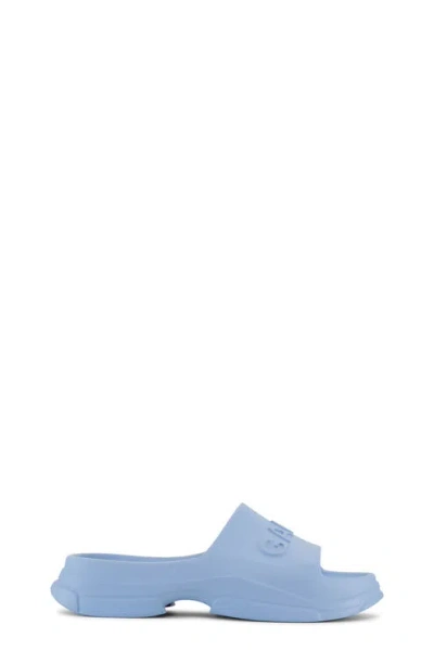 GANNI GANNI BLUE POOL SLIDE SANDALS - SIZE 39 ACETATE