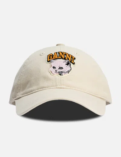 GANNI CANVAS CAP