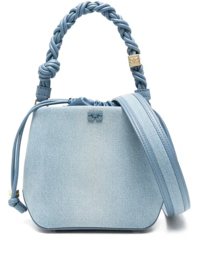 GANNI DENIM TOTE BAG