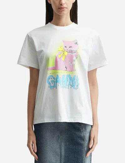 GANNI KITTY T-SHIRT