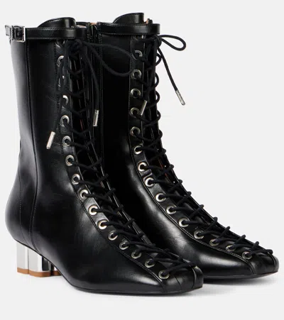 GANNI LACE-UP BOOTS