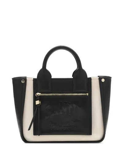 GANNI LOGO-EMBOSSED TOTE BAG